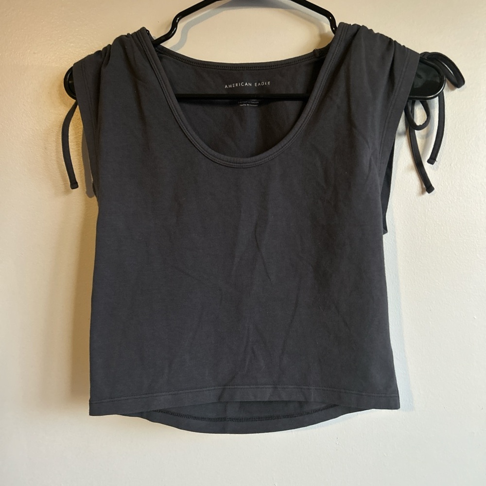 American Eagle Outfitters Women's Gray Top